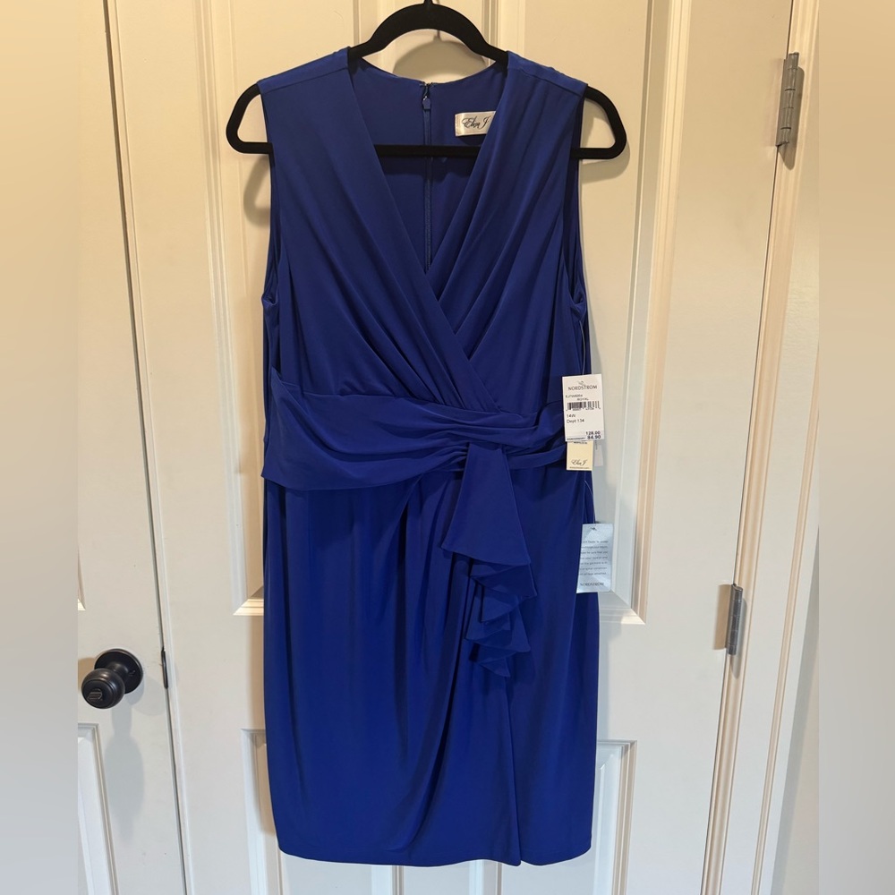 Eliza J faux wrap dress